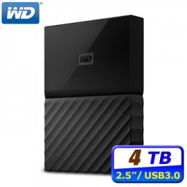 WD My Passport 4TB 2.5吋行動硬碟(靚黑)