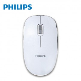 Philips 飛利浦 雙模藍芽無線滑鼠-白