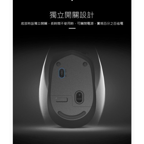 Philips 飛利浦 2.4G無線滑鼠-黑